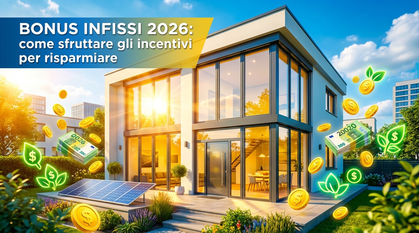 scopri come sfruttare il bonus infissi 2026 per risparmiare sull'acquisto e l'installazione di nuovi serramenti grazie agli incentivi statali. approfitta delle agevolazioni e migliora l'efficienza energetica della tua casa.