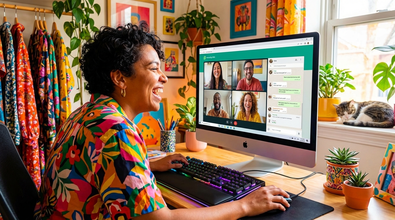 scopri come utilizzare la videochiamata su whatsapp web per comunicare facilmente e rimanere connesso con amici e familiari in modo pratico e veloce.