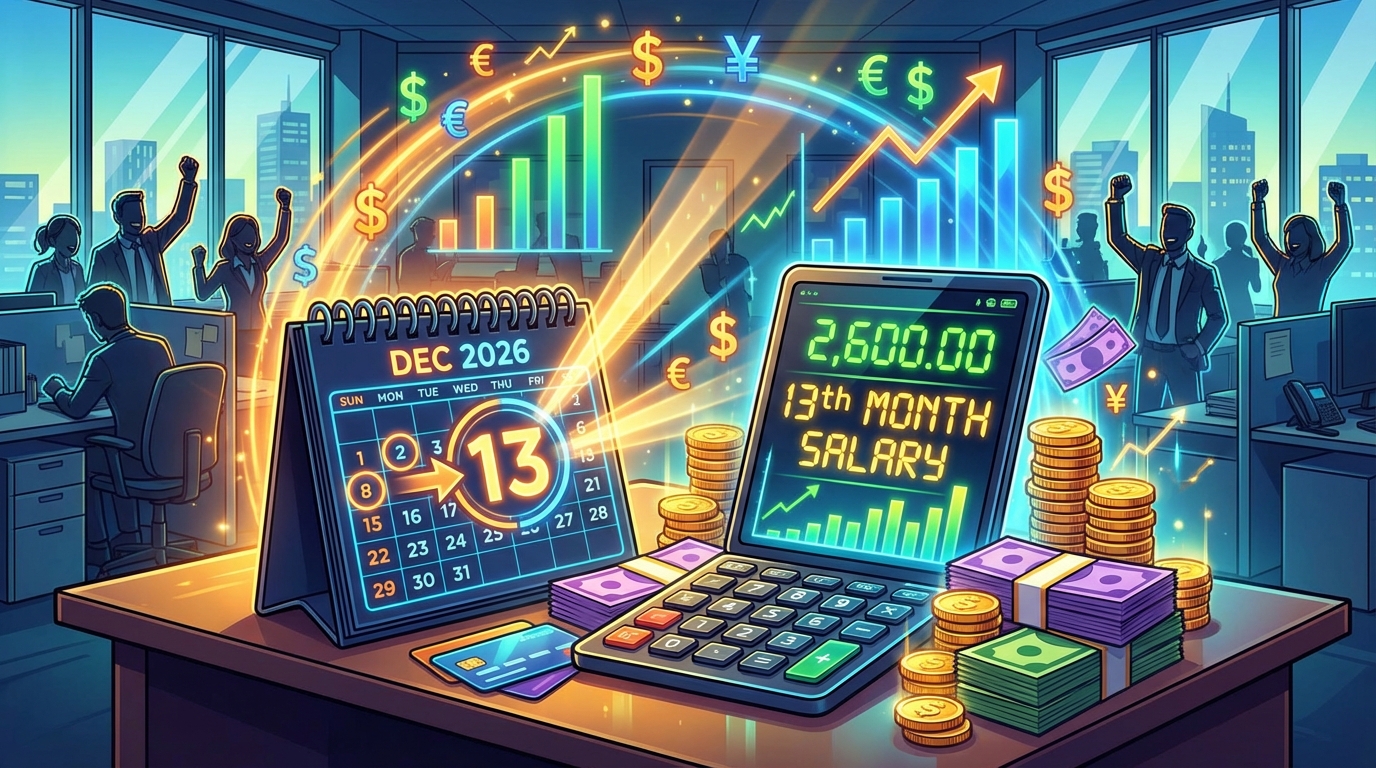 scopri quando arriva la tredicesima nel 2026 e come calcolarla facilmente. guida pratica per comprendere l'importo e le tempistiche dei tuoi bonus annuali.