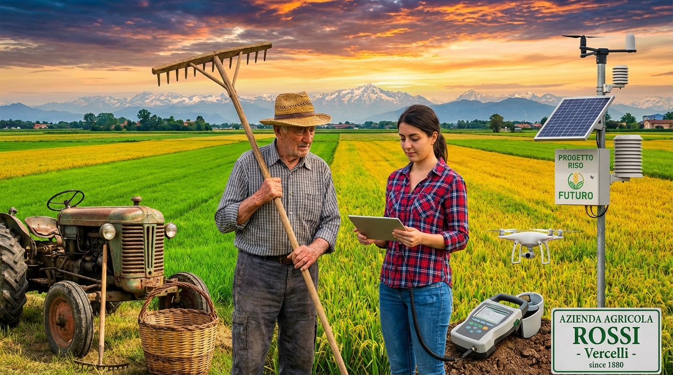 scopri la storia unica della nostra impresa sociale, nata dalle radici canadesi del trisnonno e rafforzata dalla passione italiana e dalla scienza del riso, unendo tradizione e innovazione.