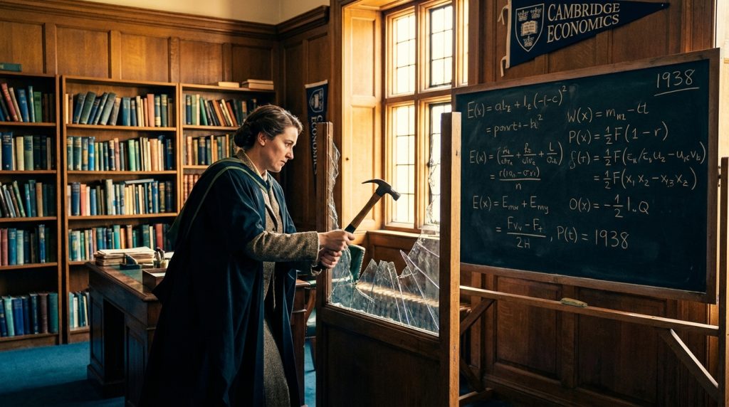 scopri la storia di joan robinson, la scienziata economica che ha sfidato e superato il soffitto di cristallo, aprendo nuove strade nell'economia moderna.