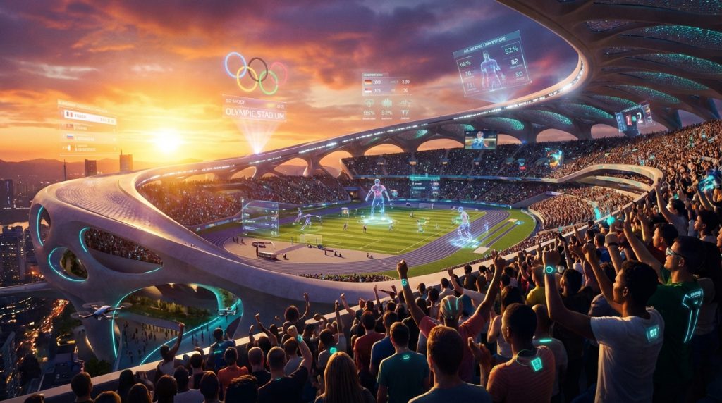 scopri come michael payne svela il ruolo rivoluzionario della tecnologia nelle olimpiadi del futuro, trasformando gli atleti in autentici supereroi dello sport.