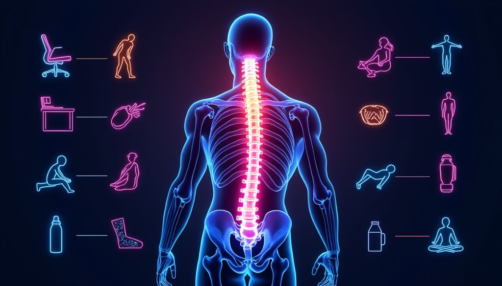 scopri i migliori consigli e strategie per mantenere una colonna vertebrale sana e prevenire il dolore con semplici abitudini quotidiane e esercizi efficaci.